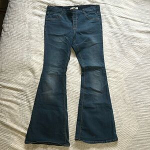 Free people penny pull on flare jeans- 30 short